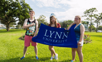 lynncrowd collegeacceptence GIF by Lynn University Admission