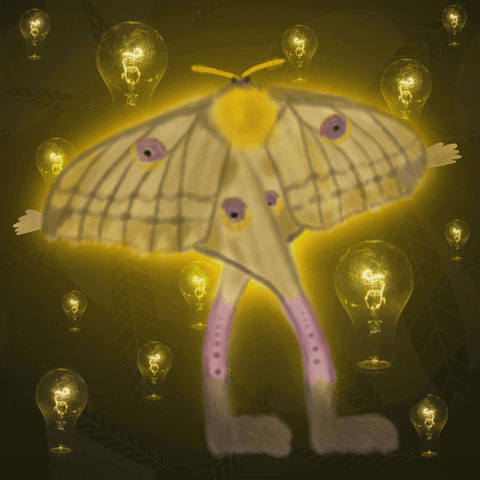 Comet Moth Brother GIF by Sanne69