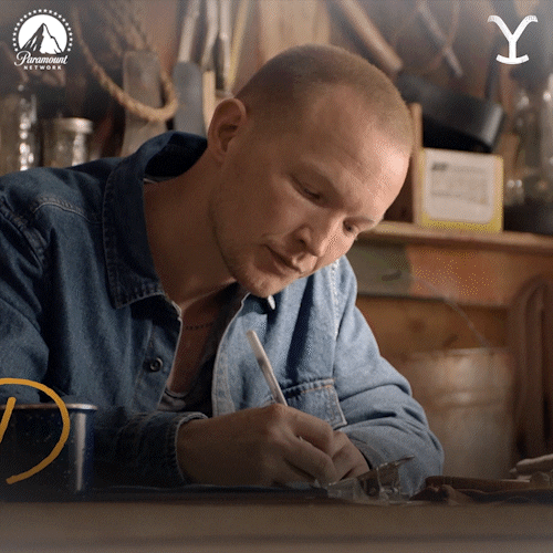 Writing A Letter GIF by Yellowstone