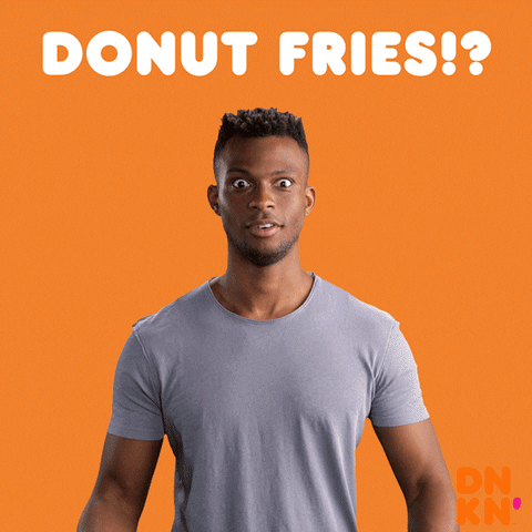 Dunkin Donuts Wow GIF by Dunkin’