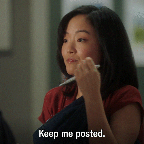 Notify Andrea Bang GIF by ABC Network