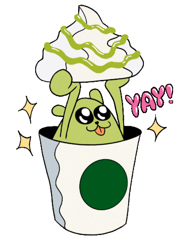 Happy Fun Sticker by Starbucks APAC