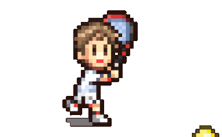 Tennis Player Sticker