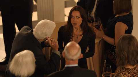 Aubrey Plaza Christmas GIF by HULU - Find & Share on GIPHY