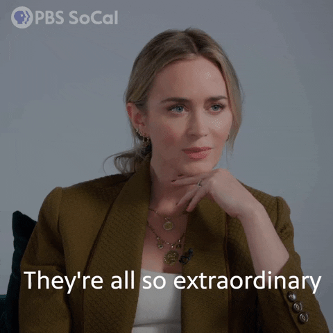 Emily Blunt Actors GIF by PBS SoCal