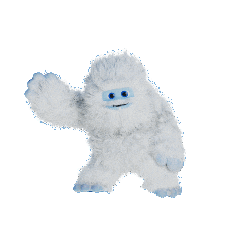 Abominable Snowman Yeti Sticker by Hectic Events