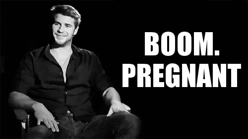 GIF boom pregnant / boom incinta!
