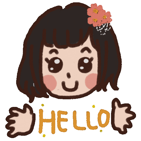 Happy Girl Sticker