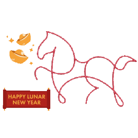 Chinese New Year Horse Sticker by CHARLES & KEITH