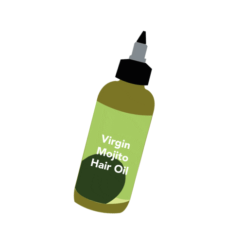 Hair Oil Sticker by Tropikalbliss