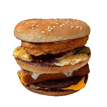 Filet-O-Fish Eating Sticker by The Junk Food Aisle