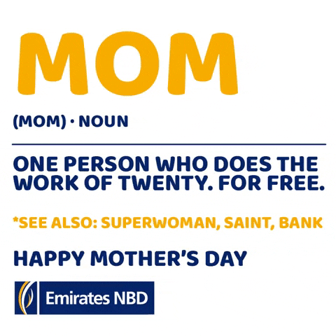 Mothers Day Mom GIF by EmiratesNBD