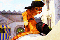 Shrek Puss in Boots animated GIF