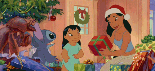 lilo and stitch christmas GIF