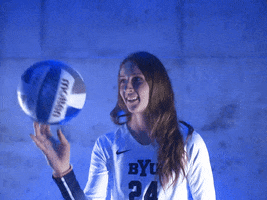 Ncaa Volleyball Sport GIF by BYU Cougars