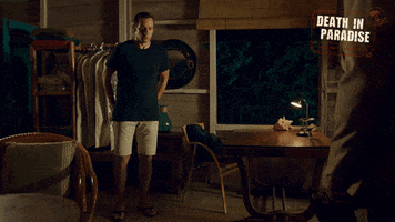 deathinparadiseofficial outfit shorts death in paradise neville parker GIF