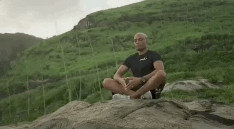 Meditating Anderson Silva GIF by UFC - Find & Share on GIPHY