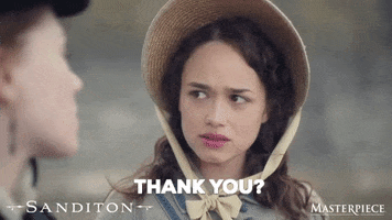 Rose Williams Thank You GIF by MASTERPIECE | PBS