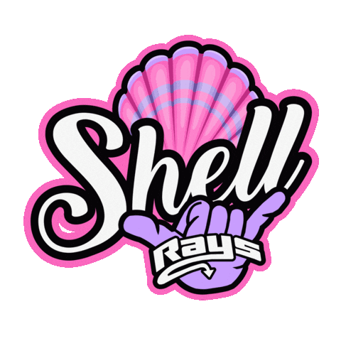 Tampa Rays Wave Sticker by The Stingray Allstars Tampa