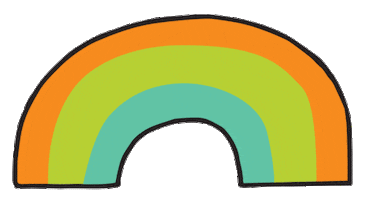 Fun Rainbow Sticker by Hagsville