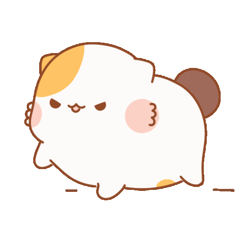 Cat Run Sticker