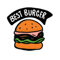 Burger Sticker