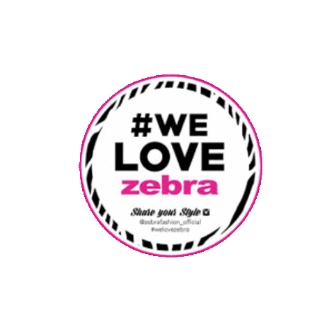 Zebra Fashion Sticker