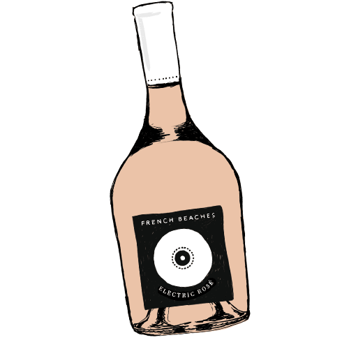 French Beaches Sticker