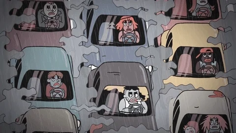 Traffic Jam Travel GIF