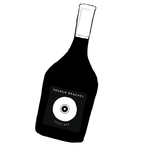 French Beaches Sticker