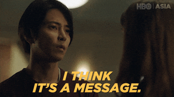 The Head Message GIF by HBO ASIA