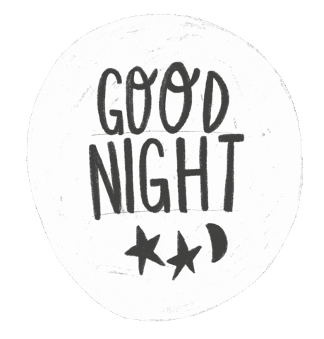 Sleepy Good Night Sticker