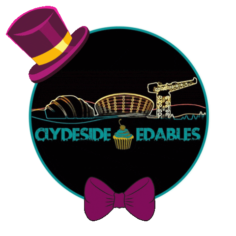 Clydesites Sticker by clydesideedables