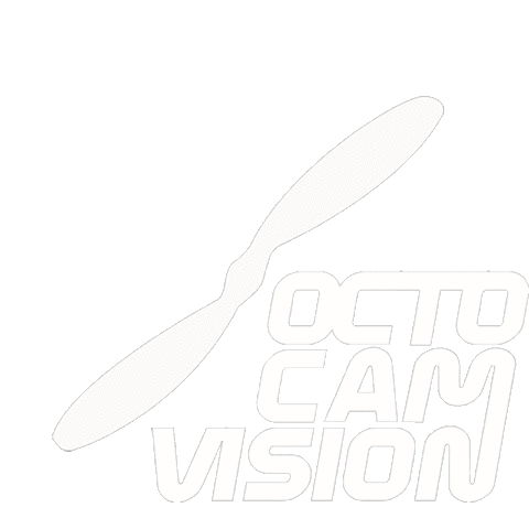 Logo Drone Sticker by Octocamvision
