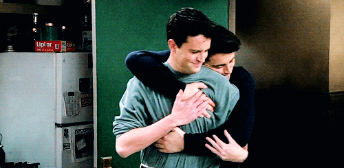 Chandler And Joey Hugging GIFs - Find & Share on GIPHY