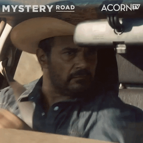 Mystery Road Reaction GIF by Acorn TV Latin America