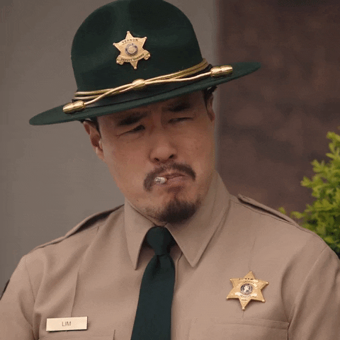 Randall Park Police GIF by Amazon Prime Video