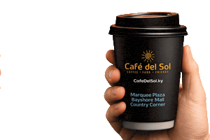 Cayman Islands Coffee Sticker by Cafe Del Sol