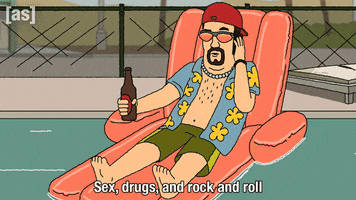 Rock And Roll Drugs GIF by Adult Swim