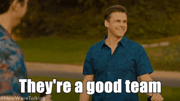 Dynamic Duo Football GIF by NOW WE'RE TALKING TV SERIES