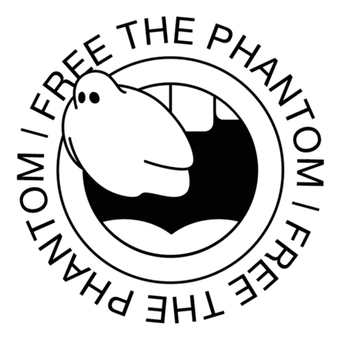 Ghost Mouth Sticker by Phantom