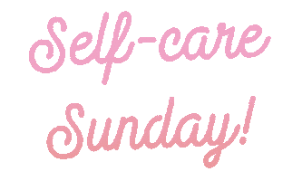 Sunday Self Care Sticker by Sugar Glow Tan