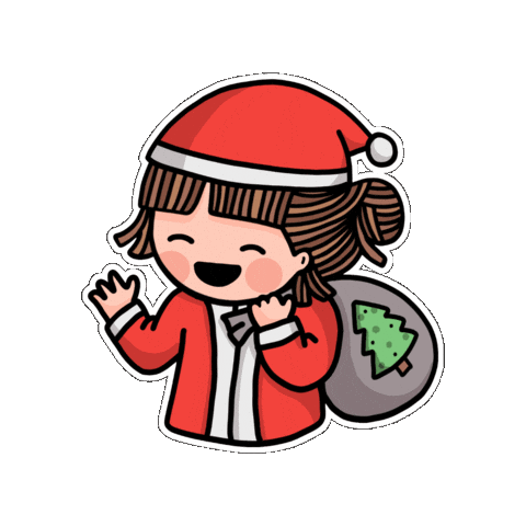 Santa Claus Christmas Sticker