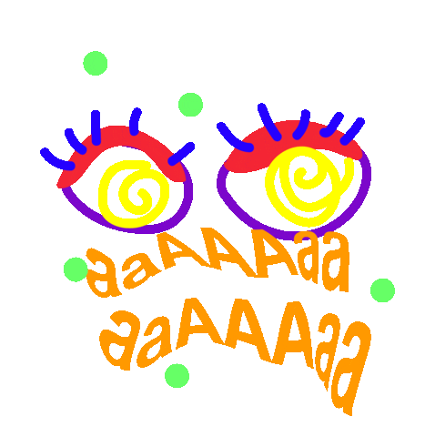 Scared Mental Health Sticker