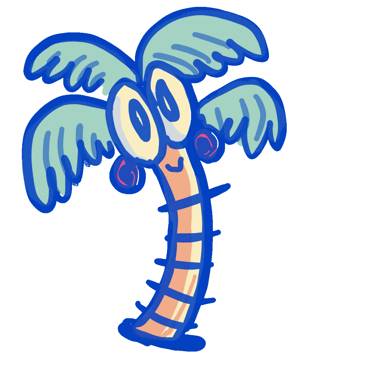 Palm Tree Dancing Sticker by Nate Bear for iOS & Android GIPHY