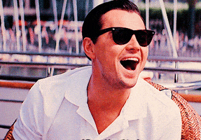 Wolf Of Wall Street Laugh GIF
