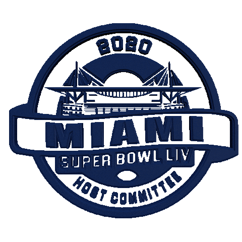 Miami Super Bowl Host Committee Sticker