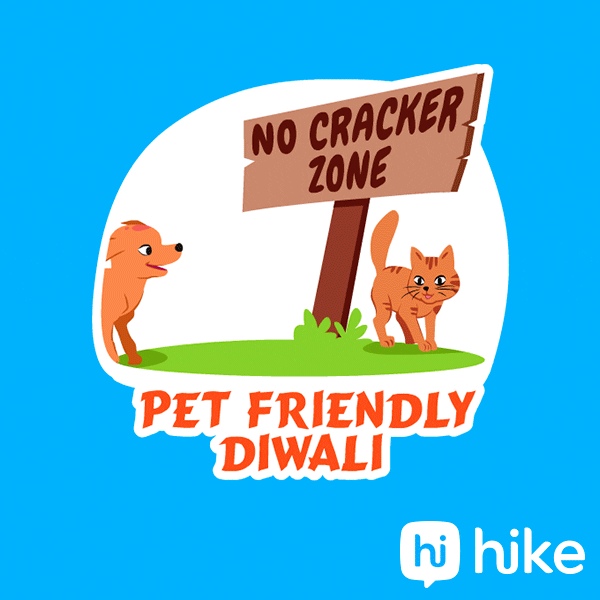 Happy Diwali GIF by Hike Sticker Chat