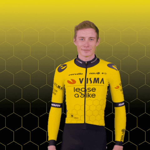Jonas Vingegaard GIF by Team Visma | Lease a Bike
