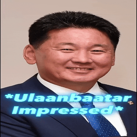 President Mongolia GIF